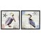 Stupell Industries Coastal Pelican & Heron 2 pc Framed Floater Canvas Wall Art Set Design by Elena Vladykina